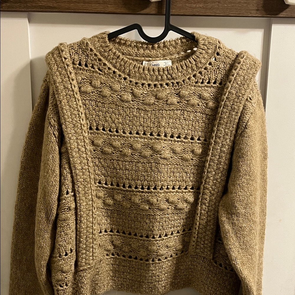 Mango Textured Knit Sweater